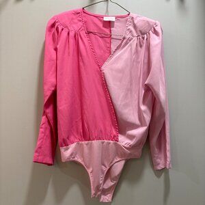 Pink Lily bodysuit pink colors size small